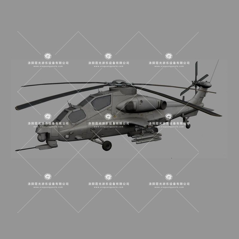 天津武装直升机3D模型